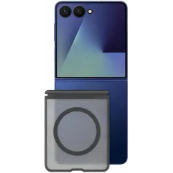 Blueo Skin Friendly Frosted Anti-Drop MagSafe Back Cover Hülle für Samsung Galaxy Z Flip 8 - Schwarz