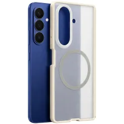 Blueo Skin Friendly Frosted Anti-Drop MagSafe Back Cover Hülle für Samsung Galaxy Z Fold 8 Ultra - Hellgrau