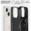 Burga Tough Back Cover Hülle für Apple iPhone 14 - Rose Gold Marble 1