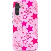 Burga Tough Back Cover Hülle für Samsung Galaxy A34 - Plastic Sky Limited Barbie Edition