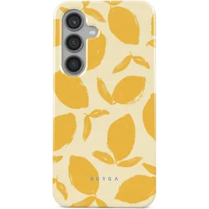 Burga Tough Back Cover Hülle für Samsung Galaxy S24 - Lemon Tart