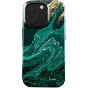 Burga Tough Back Cover Hülle für Apple iPhone 16 Pro - Emerald Pool