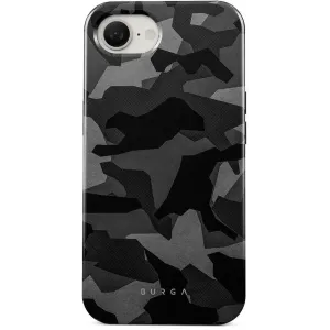 Burga Tough Back Cover Hülle für Apple iPhone 17e/16e - Night Black Camo