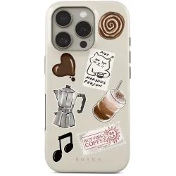 Burga Tough Back Cover Hülle für Apple iPhone 16 Pro - Oat Milk Please