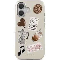 Burga Tough Back Cover Hülle mit MagSafe für Apple iPhone 16 - Oat Milk Please