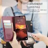 CASEME Litchi Texture Book Wallet Klapphülle für Xiaomi Redmi 14C / Xiaomi Poco C75 - Rot 3