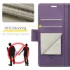 CASEME Litchi Texture Book Wallet Klapphülle für Apple iPhone 17e/16e - Lila 4