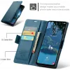 CASEME Litchi Texture Book Wallet Klapphülle für Samsung Galaxy A36 - Blau 5