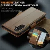 CASEME Litchi Texture Book Wallet Klapphülle für Samsung Galaxy A36 - Braun 7