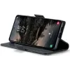 CASEME Litchi Texture Book Wallet Klapphülle für Samsung Galaxy S25 Plus - Schwarz 6