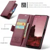 CASEME Litchi Texture Book Wallet Klapphülle für Oppo Reno13 - Rot 2