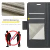 CASEME Litchi Texture Book Wallet Klapphülle für Oppo Reno13 F 4G/5G / Reno13 FS 5G - Schwarz 5