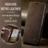 CASEME Retro Texture Book Wallet Klapphülle für OnePlus 13 - Dunkelbraun 4