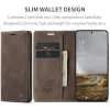 CASEME Retro Texture Book Wallet Klapphülle für OnePlus 13 - Dunkelbraun 8