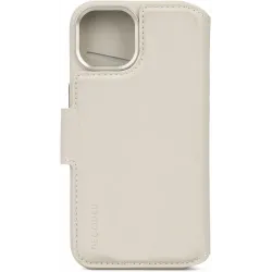 Decoded Echtleder 2-in-1 Book Wallet Klapphülle für Apple iPhone 15 - Clay