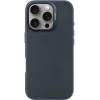 Decoded Echtleder Back Cover Hülle für Apple iPhone 16 Pro - Navy