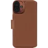 Decoded Echtleder 2-in-1 Book Wallet Klapphülle für Apple iPhone 16 - Tan 0