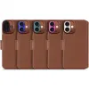 Decoded Echtleder 2-in-1 Book Wallet Klapphülle für Apple iPhone 16 Plus - Tan 2
