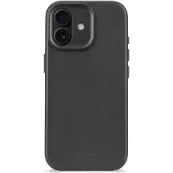 Decoded Echtleder Back Cover Hülle für Apple iPhone 17 - Schwarz