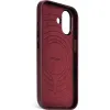 Decoded Echtleder Back Cover Hülle für Apple iPhone 17 - Dark Ruby 3