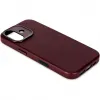 Decoded Echtleder Back Cover Hülle für Apple iPhone 17 - Dark Ruby 6