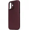 Decoded Echtleder Back Cover Hülle für Apple iPhone 17 - Dark Ruby 7