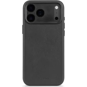 Decoded Echtleder Back Cover Hülle für Apple iPhone 17 Pro - Schwarz