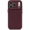 Decoded Echtleder Back Cover Hülle für Apple iPhone 17 Pro Max - Dark Ruby
