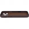Decoded Echtleder Back Cover Hülle für Apple iPhone 17 Pro Max - Chocolate Brown 7