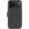Decoded Echtleder 2-in-1 Book Wallet Klapphülle für Apple iPhone 17 Pro - Schwarz