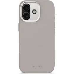 Decoded Silikon Back Cover Hülle mit MagSafe für Apple iPhone 17 - Soft Taupe