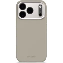 Decoded Silikon Back Cover Hülle mit MagSafe für Apple iPhone 17 Pro - Soft Taupe
