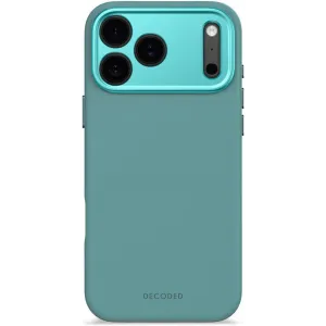 Decoded Silikon Back Cover Hülle mit MagSafe für Apple iPhone 17 Pro Max - Retro Blue