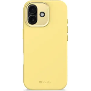 Decoded Silikon Back Cover Hülle mit MagSafe für Apple iPhone 17 - Yuma Yellow