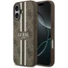 Guess 4G Printed Stripes Hard Case Back Cover Hülle mit MagSafe für Apple iPhone 17 - Braun 0