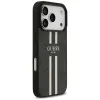 Guess 4G Printed Stripes Hard Case Back Cover Hülle mit MagSafe für Apple iPhone 17 Pro - Schwarz 1