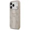 Guess 4G Printed Stripes Hard Case Back Cover Hülle mit MagSafe für Apple iPhone 17 Pro - Rosa 2