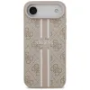 Guess 4G Printed Stripes Hard Case Back Cover Hülle mit MagSafe für Apple iPhone Air - Rosa 3