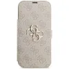Guess 4G Big Metal Logo Book Wallet Klapphülle für Apple iPhone 17 Pro Max - Rosa 3