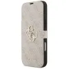 Guess 4G Big Metal Logo Book Wallet Klapphülle für Apple iPhone 17 Pro Max - Rosa 4