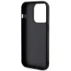 Karl Lagerfeld 3D Rubber Glitter Logo Back Cover Hülle für Apple iPhone 15 Pro - Schwarz 6