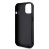 Karl Lagerfeld 3D Rubber Glitter Logo Back Cover Hülle für Apple iPhone 15 - Schwarz 6