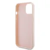 Karl Lagerfeld 3D Rubber Glitter Logo Back Cover Hülle für Apple iPhone 15 - Rosa 6