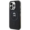 Karl Lagerfeld IML Ikonik Back Cover Hülle mit MagSafe für Apple iPhone 15 Pro - Schwarz 2