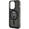 Karl Lagerfeld IML Ikonik Back Cover Hülle mit MagSafe für Apple iPhone 15 Pro - Schwarz 6