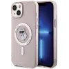 Karl Lagerfeld IML Choupette Back Cover Hülle mit MagSafe für Apple iPhone 15 Plus/14 Plus - Rosa