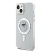 Karl Lagerfeld IML Choupette Back Cover Hülle mit MagSafe für Apple iPhone 15 Plus/14 Plus - Transparent 2