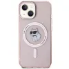 Karl Lagerfeld IML Choupette Back Cover Hülle mit MagSafe für Apple iPhone 15 - Rosa 3