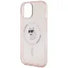 Karl Lagerfeld IML Choupette Back Cover Hülle mit MagSafe für Apple iPhone 15 - Rosa 6