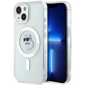 Karl Lagerfeld IML Choupette Back Cover Hülle mit MagSafe für Apple iPhone 15 - Transparent